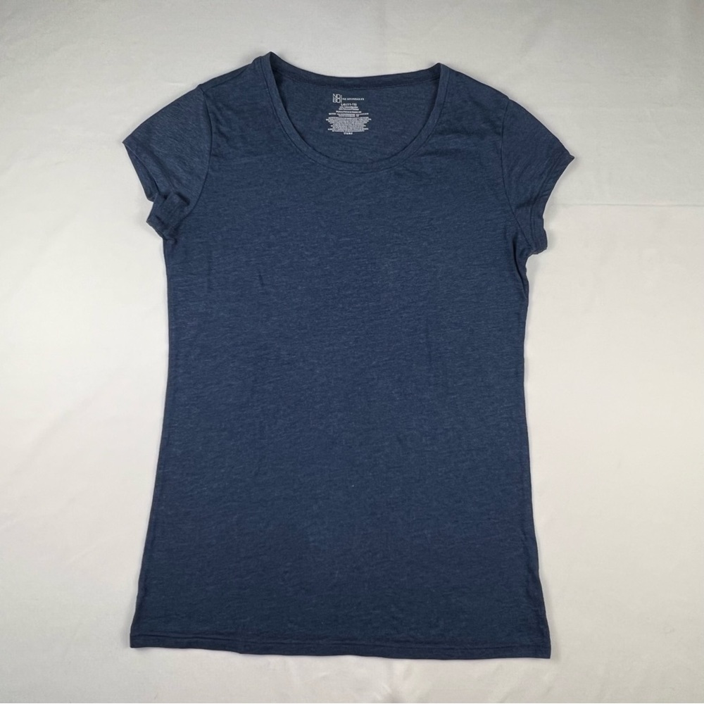 No Boundaries - Women’s Short Sleeve Shirt - Large (11-13) - Navy